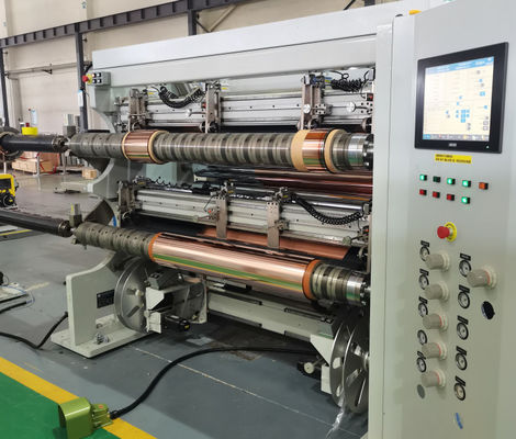 Min. Substratdicke 3 μm PET+Cu, OPP+Cu, PET+Al Schneidmaschine