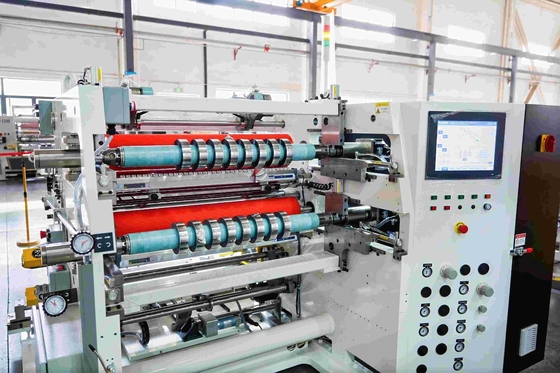 Maschine zur Längenschneidung von PET+Cu OPP+Cu