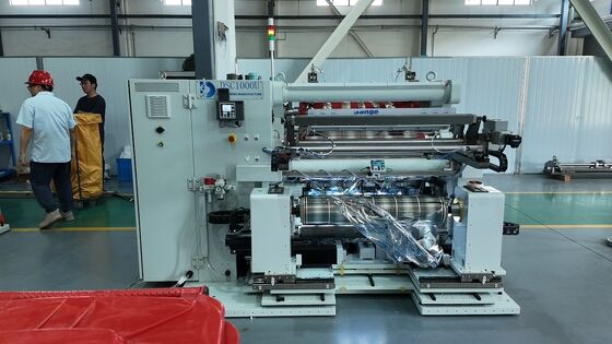 Slitter-Rewinder-Maschine, die eine Entwicklungsanpassung bietet Übertragungsabflachung und Kreislaufblatt-Schnittprozessfluss