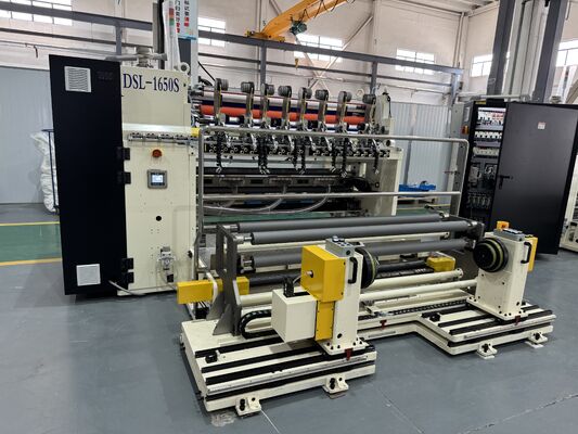 Schneidmaschine für Lithiumbatterieseparator Schneidmaschine mit CNC-Servoantrieb und elektrischem Steuermesserhalter